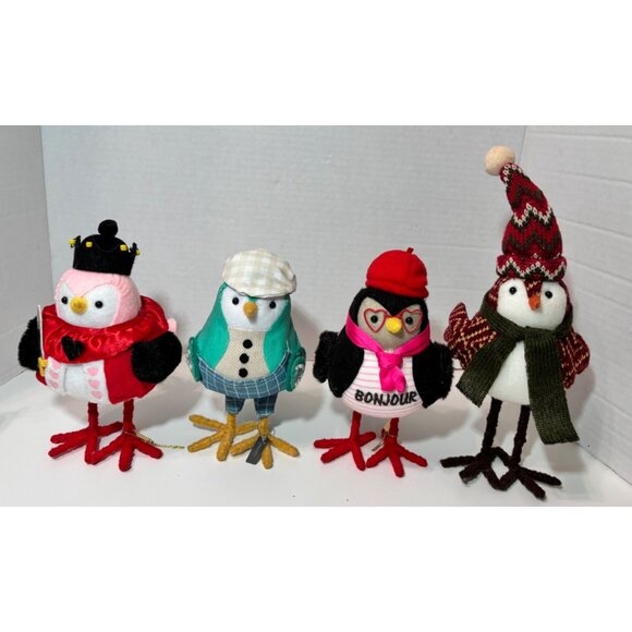 Target Birds Poppy Kingsley Cherie Bonjour Set Teal & Red 2018 & 2024 - Picture 1 of 13